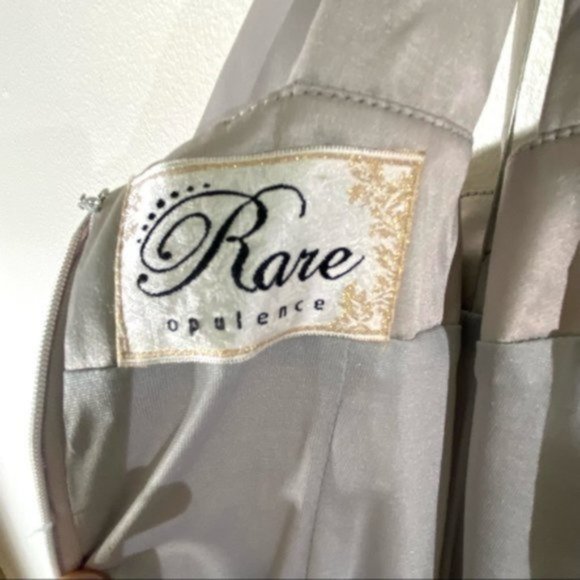 Rare Opulence Origami Dress in Gray. UK 8. Approximately US size 4. - Picture 5 of 12